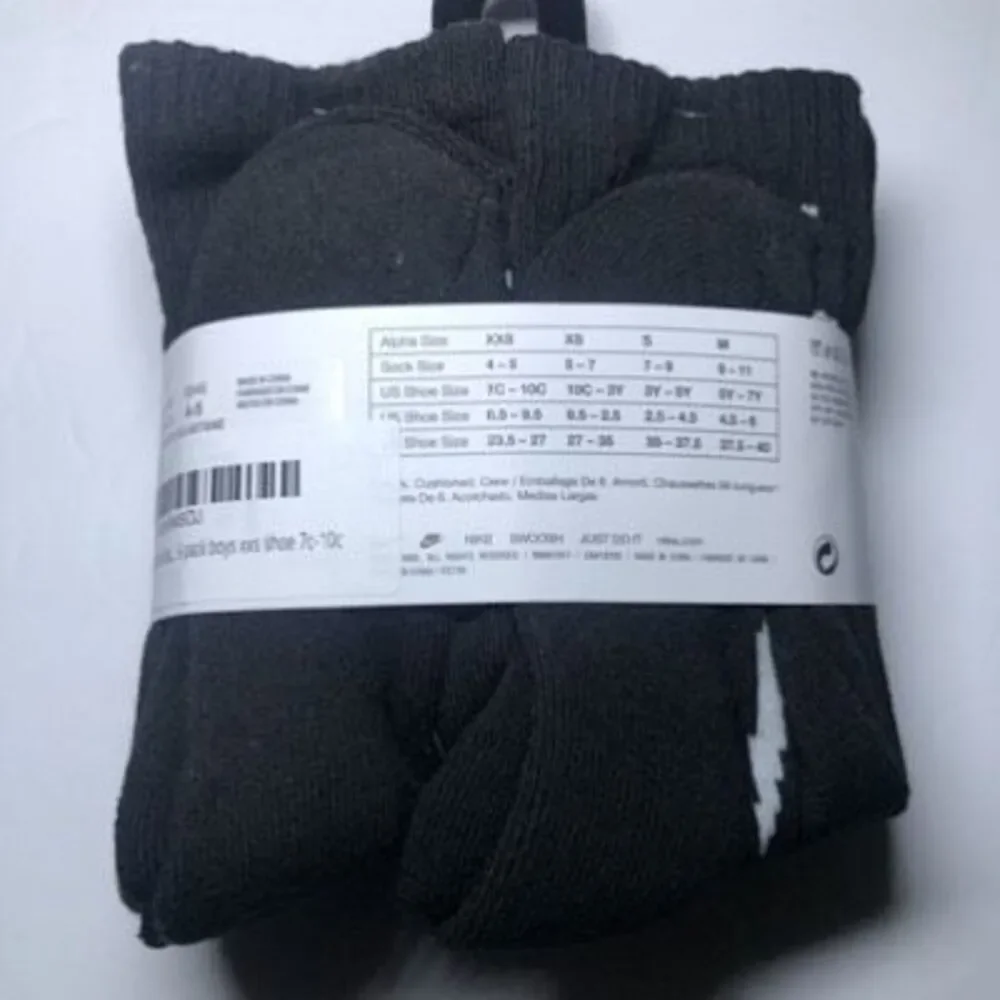 Nike kids socks 6-pack size 7C-10C